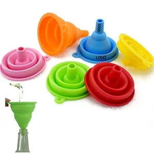 Silicone Foldable Funnel for Liquid Drink Wine Transfer