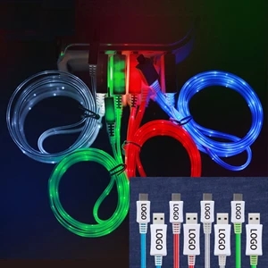 Luminous LED USB Phone Data Cable Charging Wire