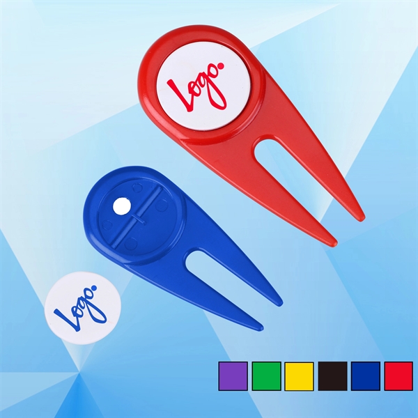 Divot Repair Tool with Ball Marker - Image 1