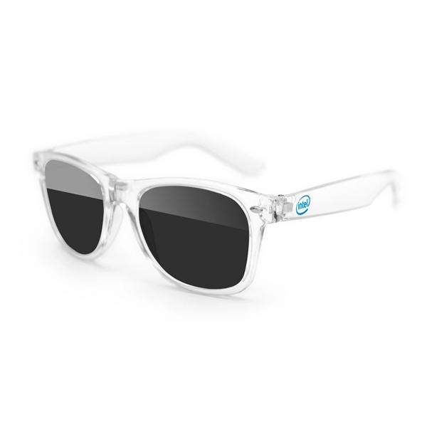 Clear Retro Sunglasses - Image 4