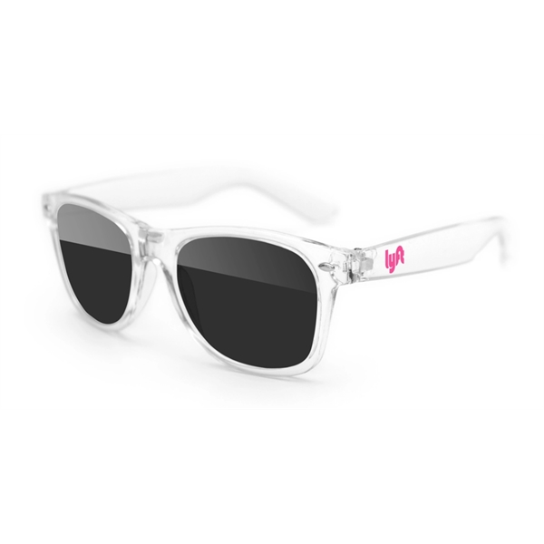 Clear Retro Sunglasses - Image 1