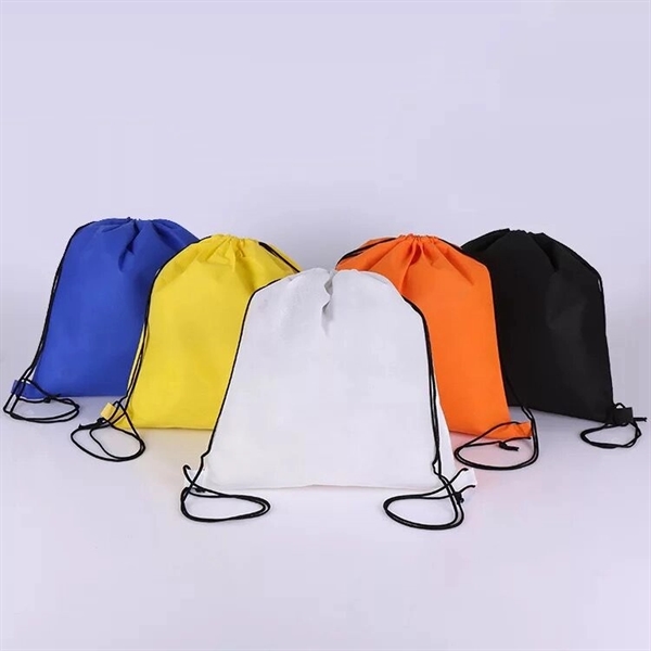 80GSM Non-Woven Drawstring Cinch Backpack - Image 1