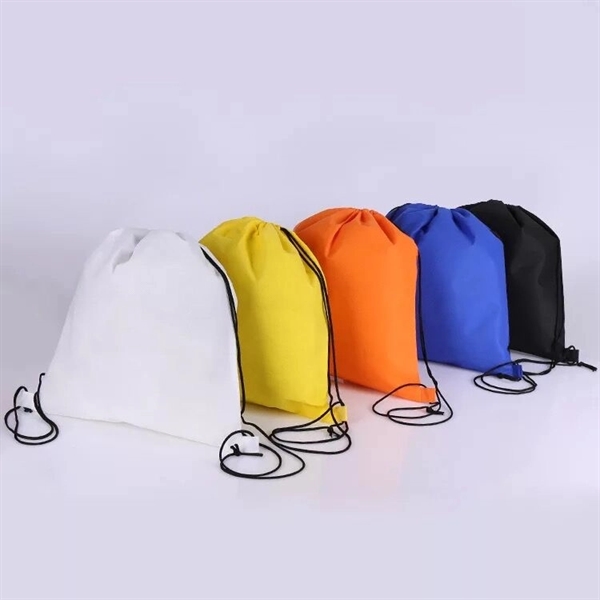 80GSM Non-Woven Drawstring Cinch Backpack - Image 2