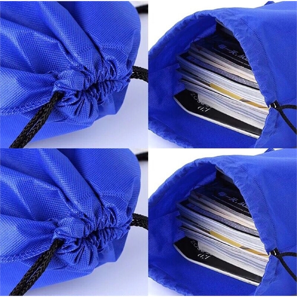80GSM Non-Woven Drawstring Cinch Backpack - Image 2