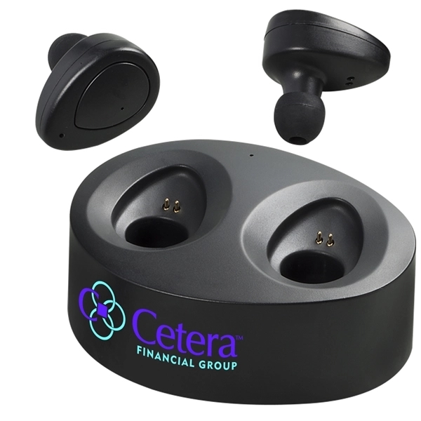 Wireless Earbuds With Charging Base - Image 1
