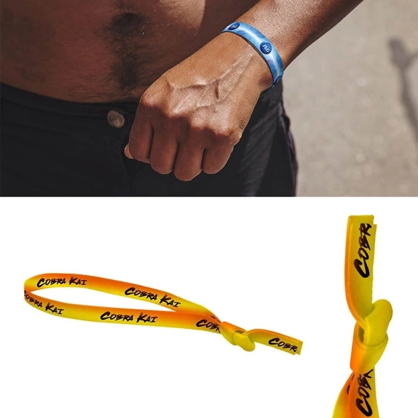 3/8" Sublimated Wrist Lanyard With Knot - Image 1
