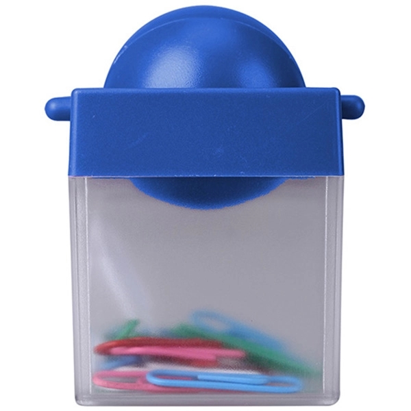 Paper Clip Holder with A Rotatable Ball - Image 2