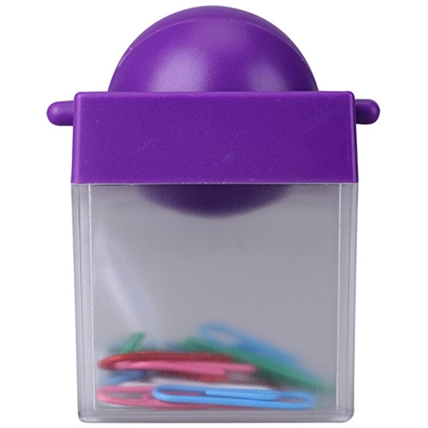 Paper Clip Holder with A Rotatable Ball - Image 5