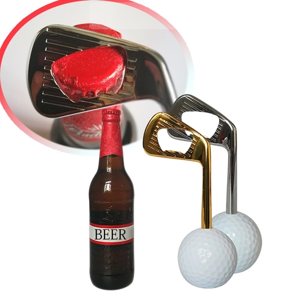 Golf Shaped Bottle Opener - Image 1