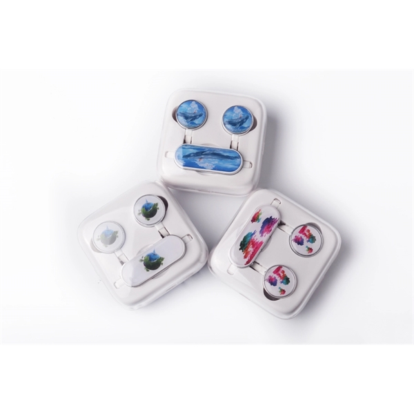 Bluetooth Wireless Earbuds in Full Color with Travel Case