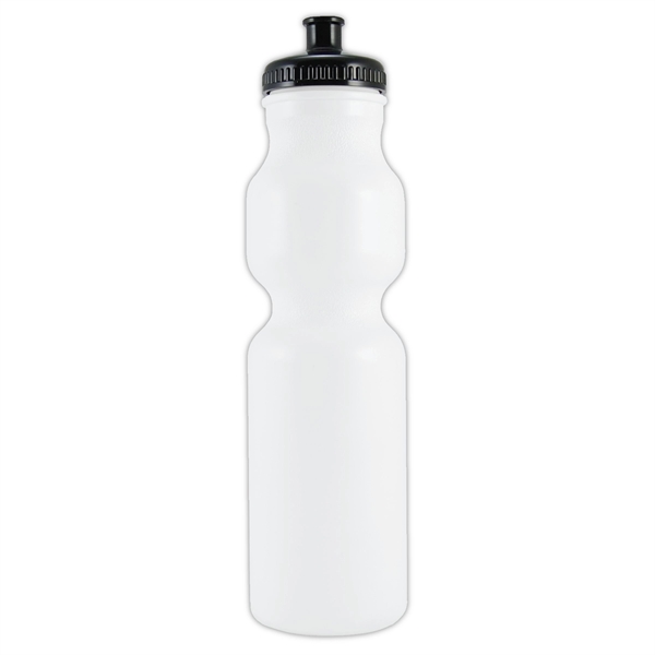 Bike Bottle USA made 28 oz plastic water bottles push spout - Image 2