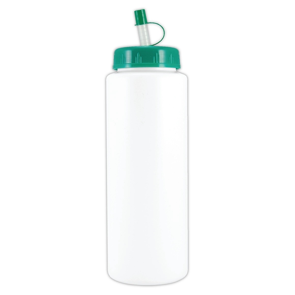 Sports Bottle USA made 32 oz plastic water bottle with straw - Image 9