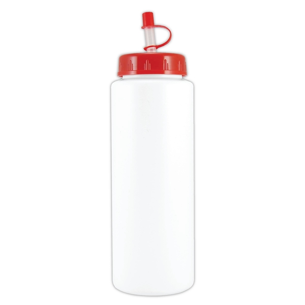Sports Bottle USA made 32 oz plastic water bottle with straw - Image 10