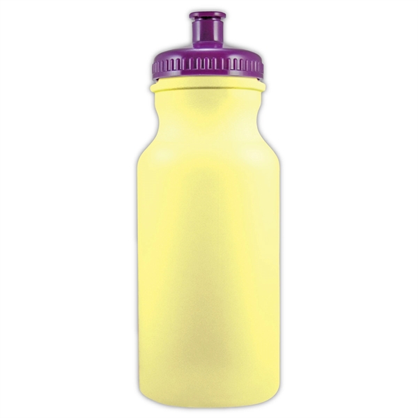 Quick ship Colored 20 oz water Bike Bottle USA made w spout - Image 2