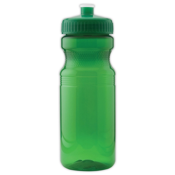 Colored Translucent USA made Bike Water Bottle 24 oz spout - Image 4