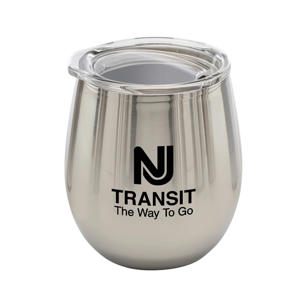 Classic Stainless Steel Stemless Wine Tumbler - Image 2