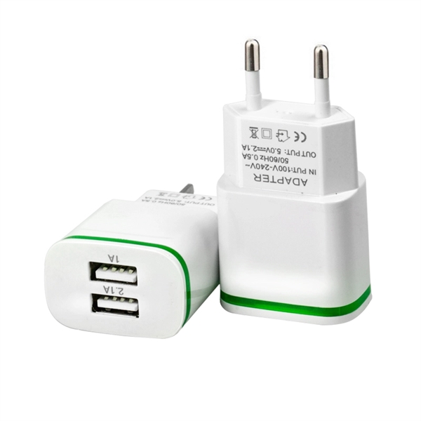 2 usb port multi charger 4 in 1 usb wall charger - Image 1