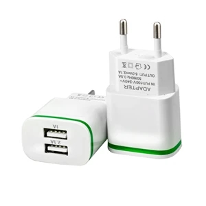 2 usb port multi charger 4 in 1 usb wall charger