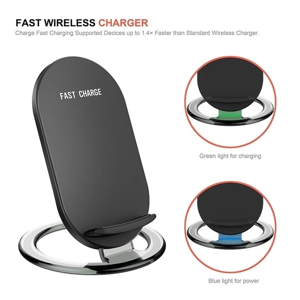 QI Wireless Fast Charging Phone Stand 10W - Image 3
