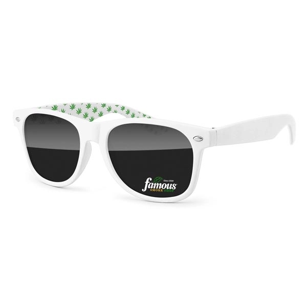 Retro Sunglasses w/ 1-color imprint - Image 4