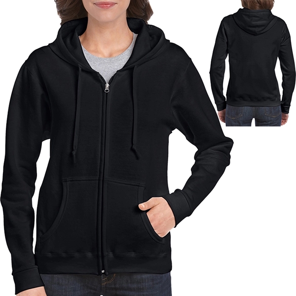Gildan® Heavy Blend™ Ladies Full Zip Hooded Sweatshirt - Image 3