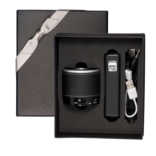 Tuscany™ Power Bank and Bluetooth Speaker Gift Set - Image 13