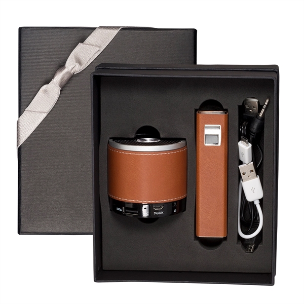 Tuscany™ Power Bank and Bluetooth Speaker Gift Set - Image 18
