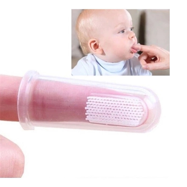 Silicone Finger Toothbrush For Baby Infants - Image 1