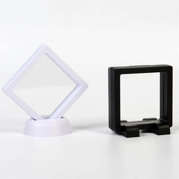Square 3D Ring Jewelry Holder Display Rack Show - Image 2