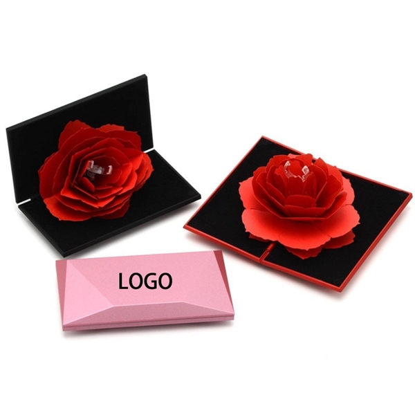 Wedding Jewellery Earring Ring Storage Rose Box Rack - Image 1