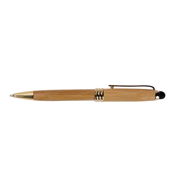 Bamboo Stylus Ballpoint Pen with Deluxe Recyclable Paper Box - Image 2