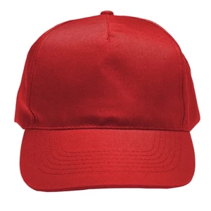 5 Panel Polyester Baseball Caps with Velcro Closure