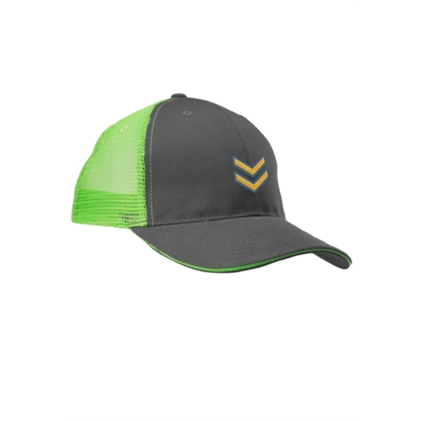 Mesh Trucker Hats with Two-Tone Color - Image 7