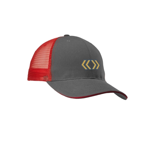 Mesh Trucker Hats with Two-Tone Color - Image 1