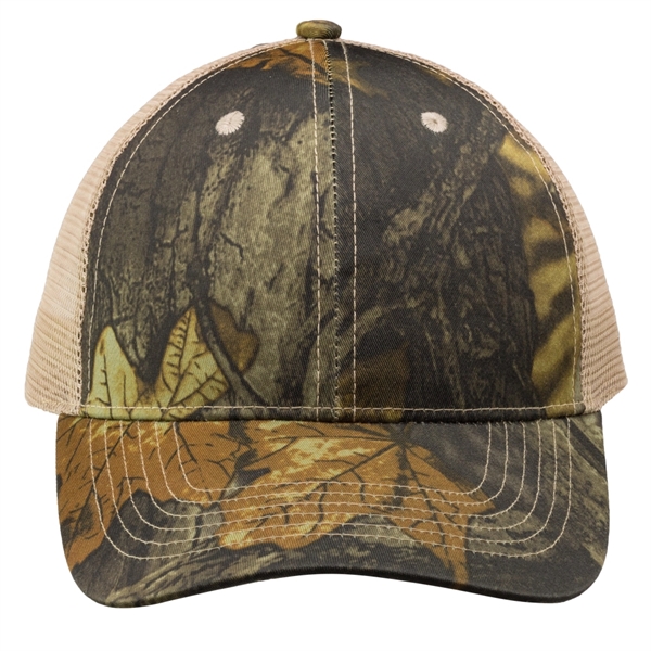 Cotton Camouflage Caps with Mesh Back - Image 4
