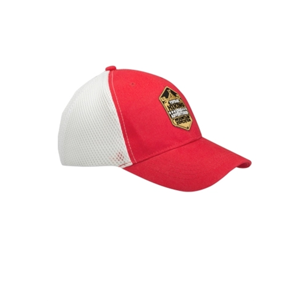 Two Tone Baseball Cap with Mesh Back - Image 8