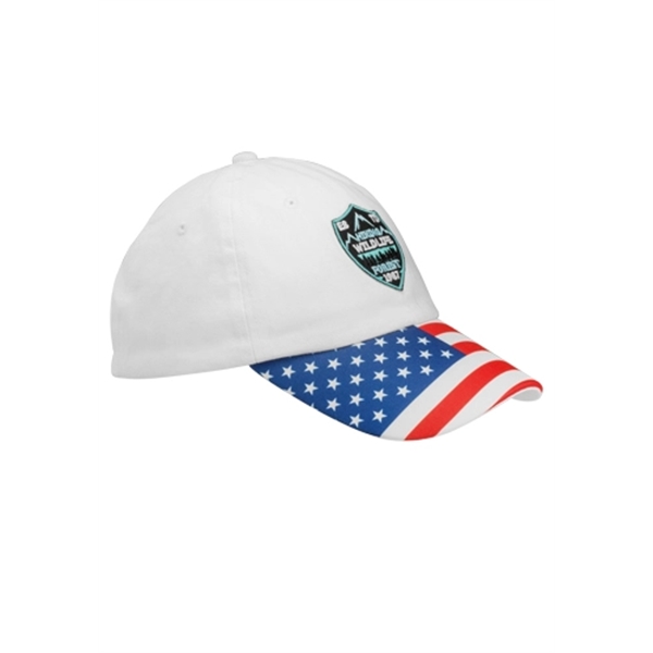 Patriotic Baseball Cap with Adjustable Velcro Strap - Image 7