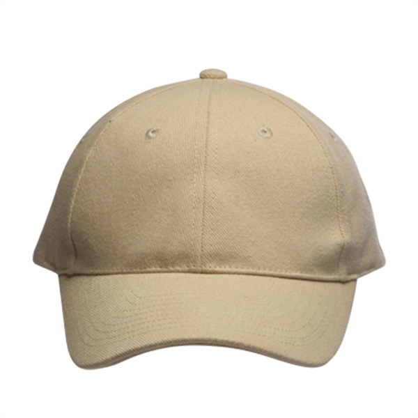 Brushed Cotton Constructed Baseball Cap with Buckle adjuster - Image 4