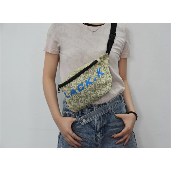 Fanny Pack sublimation full color waist running sports bag - Image 5