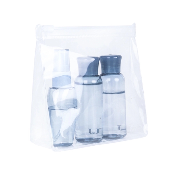Transparent PVC Cosmetic Bag - Image 1