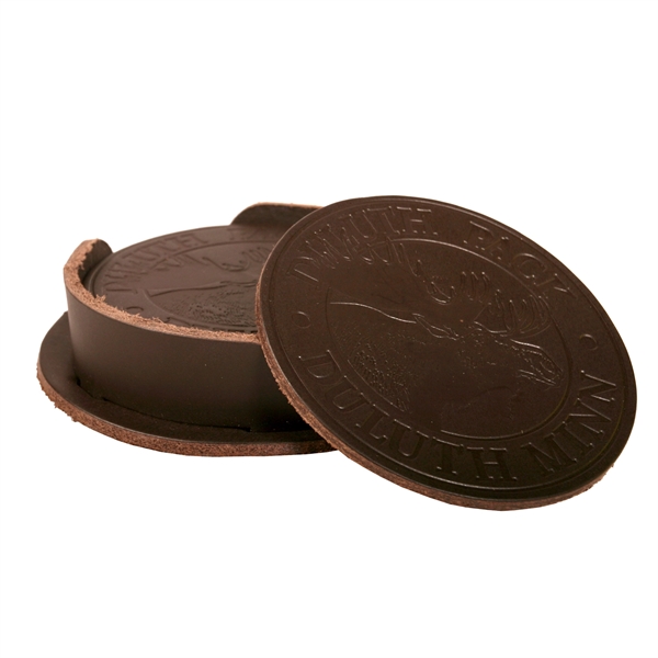 DULUTH PACK™ LEATHER COASTERS - Image 1