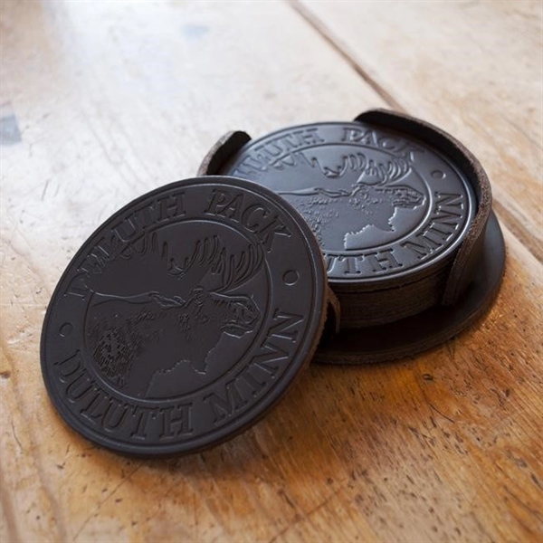 DULUTH PACK™ LEATHER COASTERS - Image 4