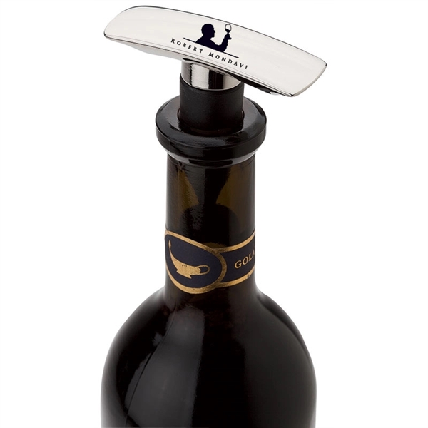 Heavyweight T-Shape Stainless Steel Wine Stopper - Image 4