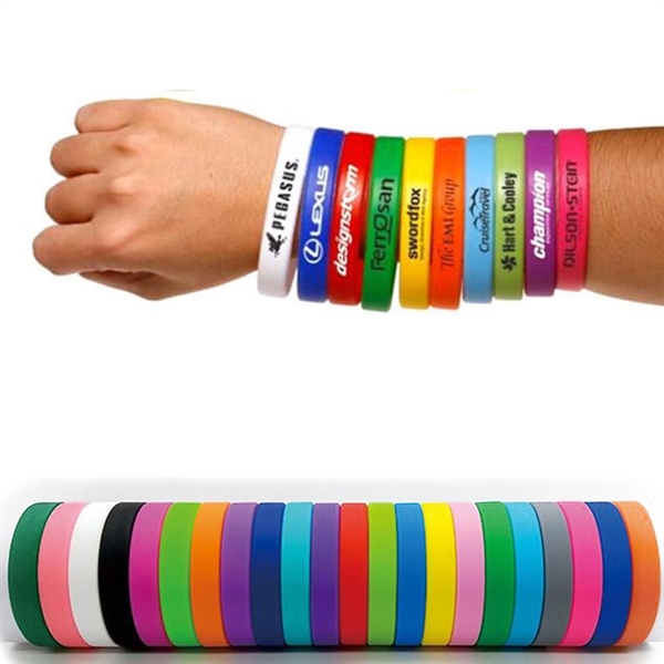 Adult Silicone Wristbands - Image 1