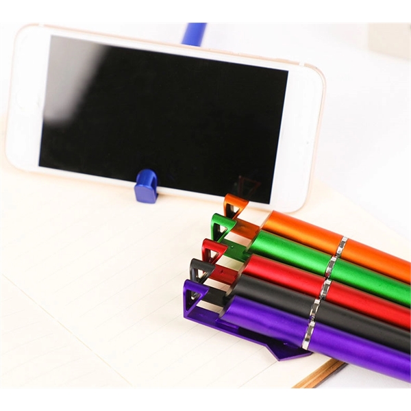 QR Code Stylus Gel Pen With Phone Stand - Image 2