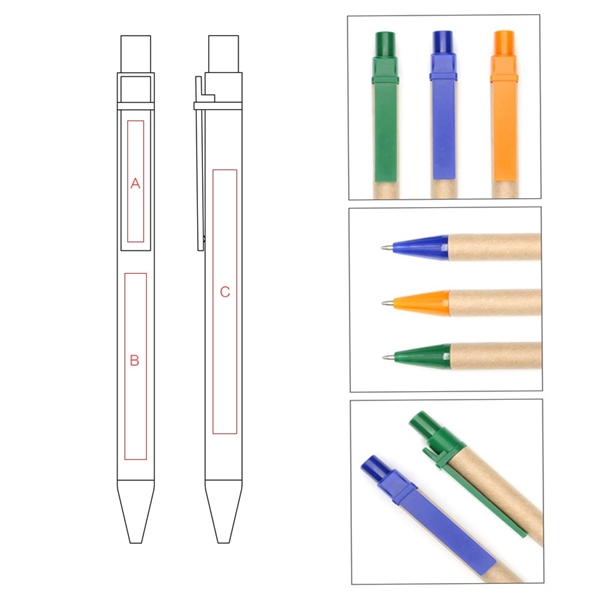 Craft Paper Ballpoint pen - Image 1