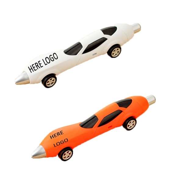 Fashion Race Car Shaped Ballpoint Pen - Image 1