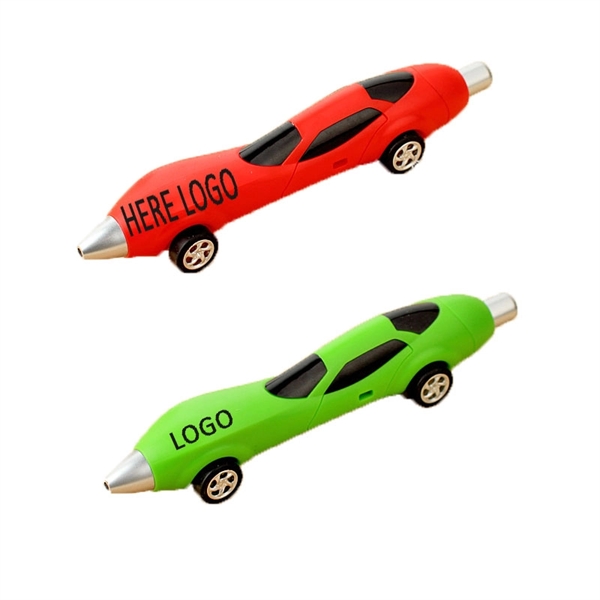 Fashion Race Car Shaped Ballpoint Pen - Image 2