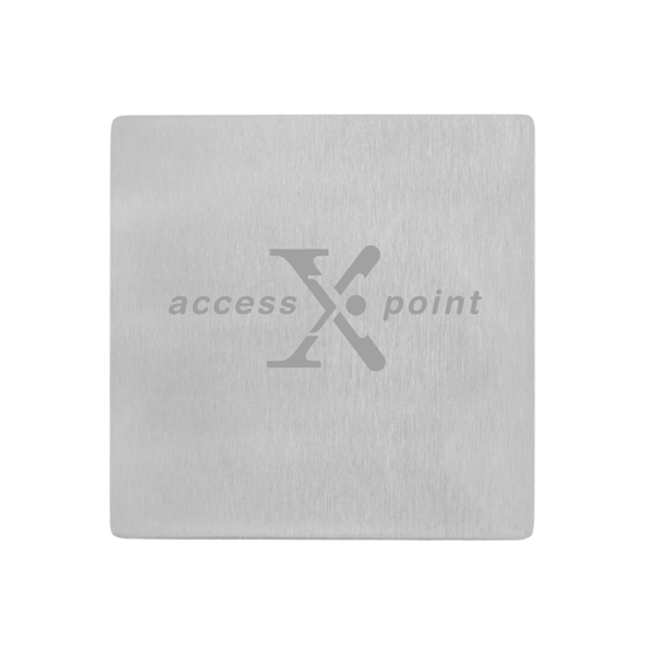 Stainless Steel Square Beverage Coaster - Image 2