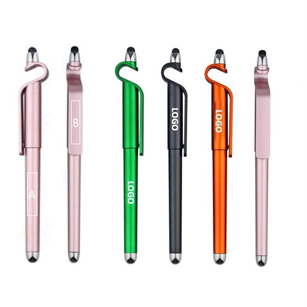 Stylus 3 in 1 Gel Pen with Phone Stand - Image 1